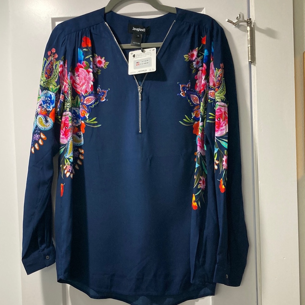 Women’s Desigual Blouse, size L, new with tags